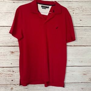 Nautica Red slim fit Polo XL